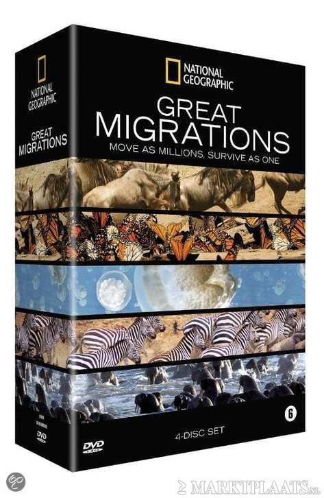 National Geographic Great Migrations 4 Dvdbox Nieuw Gesealed